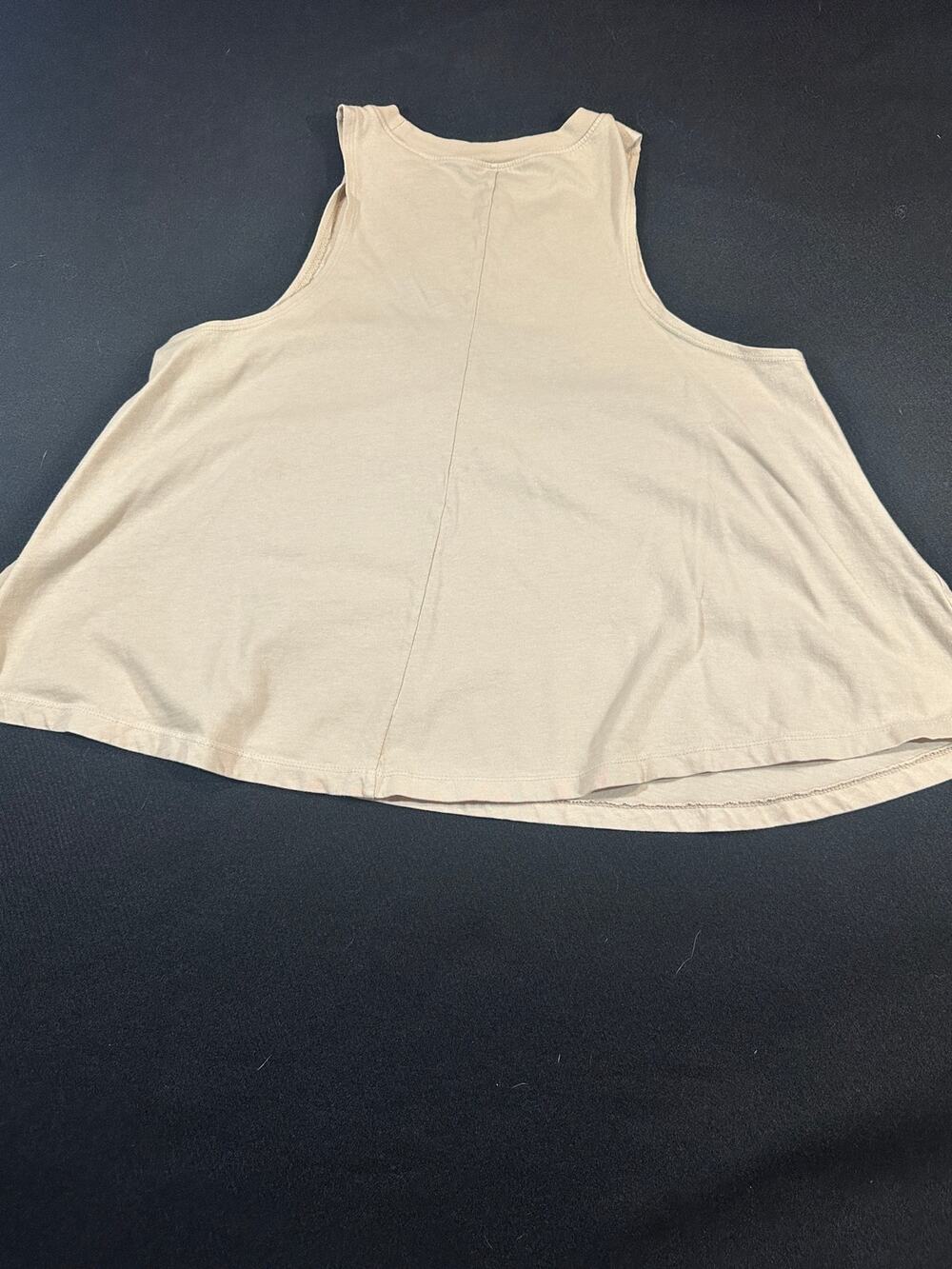 American Eagle Soft & Sexy Tank Top M Ivory Flowy Minimalist Coastal Boho